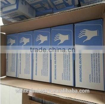 Cheap sterile surgical colored latex surgical disposable gloves medical manufacturer malaysia price wholesale