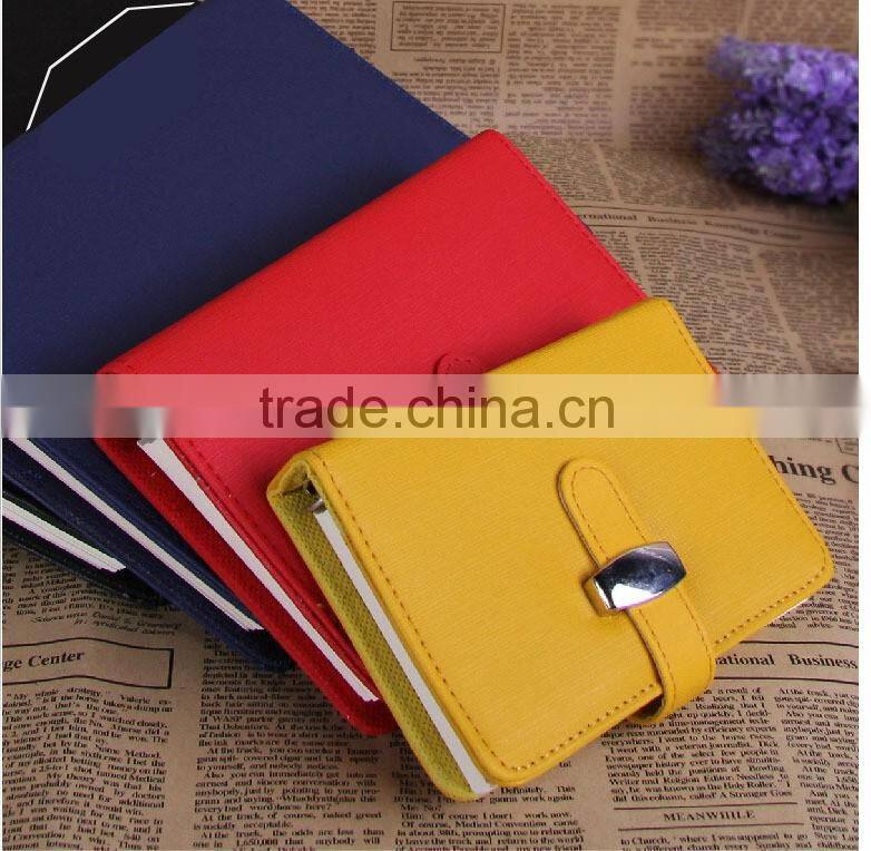 2016/2017 embossed leather or pu covers daily planner diary and notebooks
