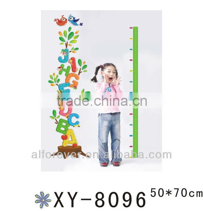 ABC height sticker wall decoration