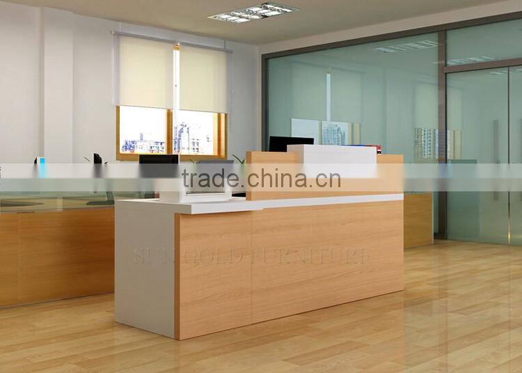 Modern office reception desk /reception table /reception counter design (SZ-RTB028)