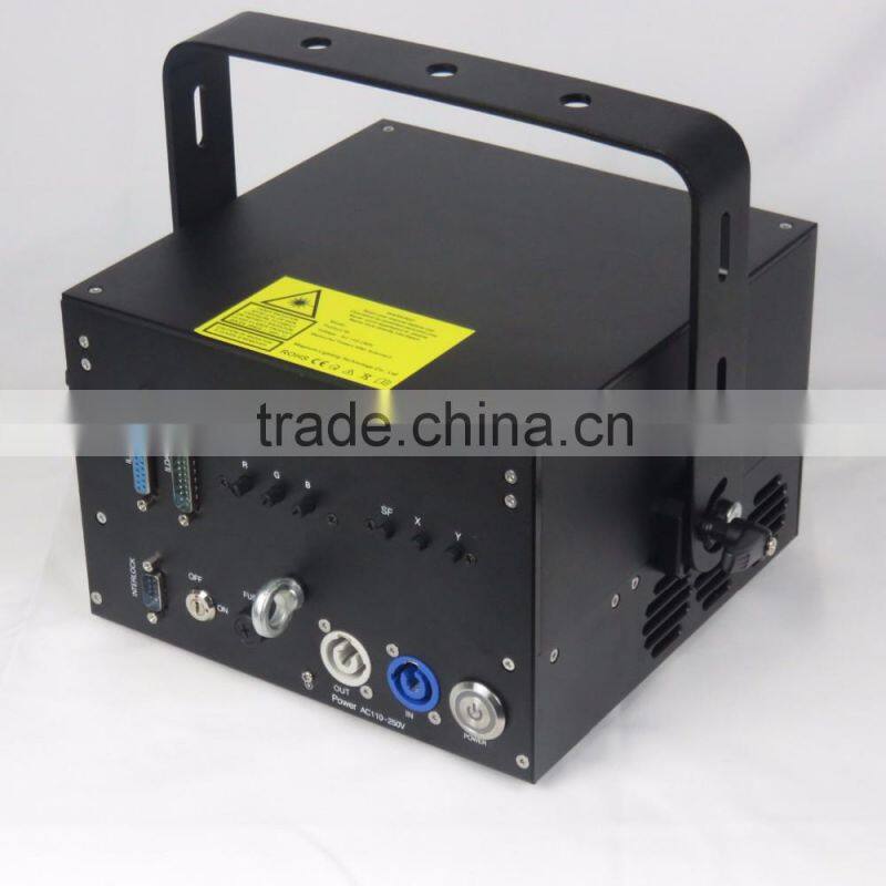 High quality stage light 3w green laser logo projector