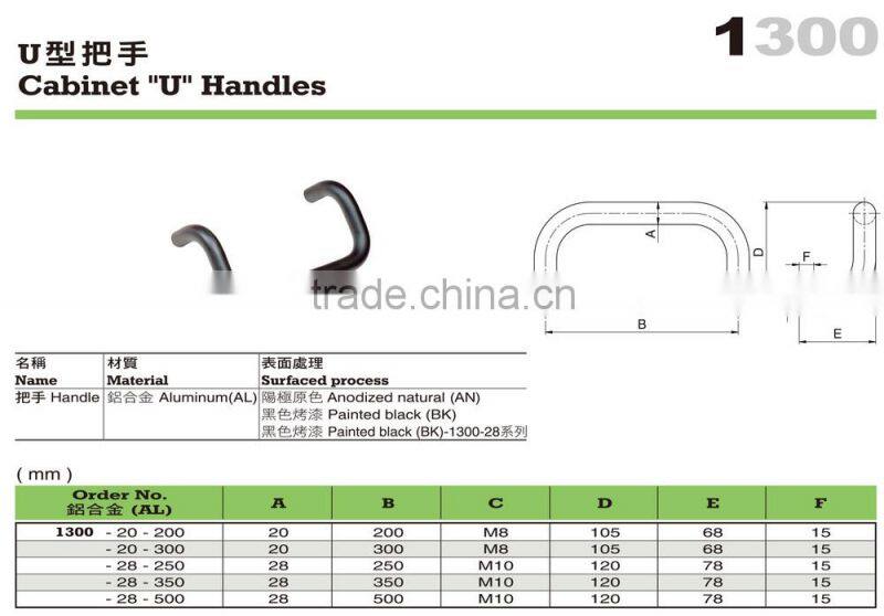 For Center Lathe and Metal Lathe Anodized Aluminum Cabinet Handle
