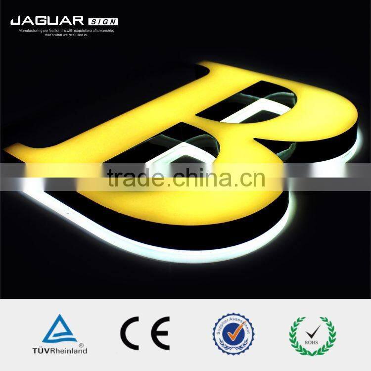 fashionable outdoor programmable alphabetical led lighting letter sign