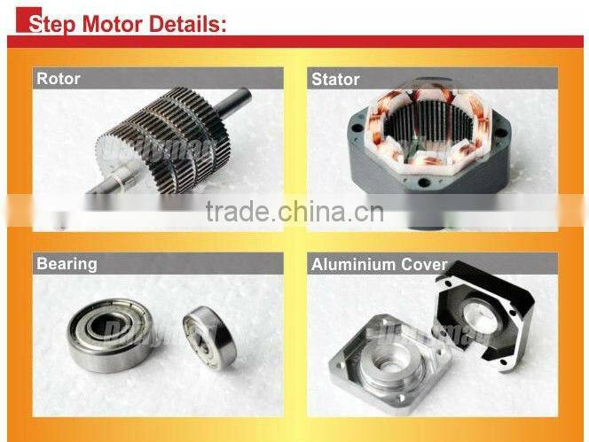 High quality linear stepper 23 1.8 degree professional manufacturer, double shaft stepper motor, hollow shaft stepper motor