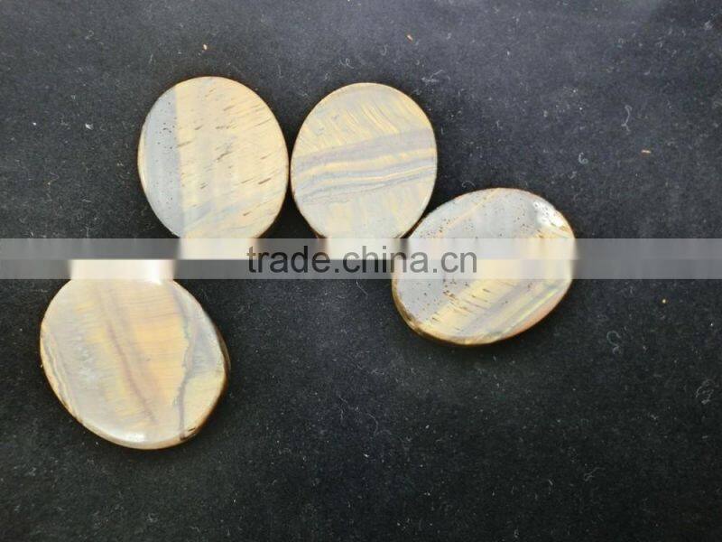Natural Oval Shape Tiger Eye cabachon gemstone