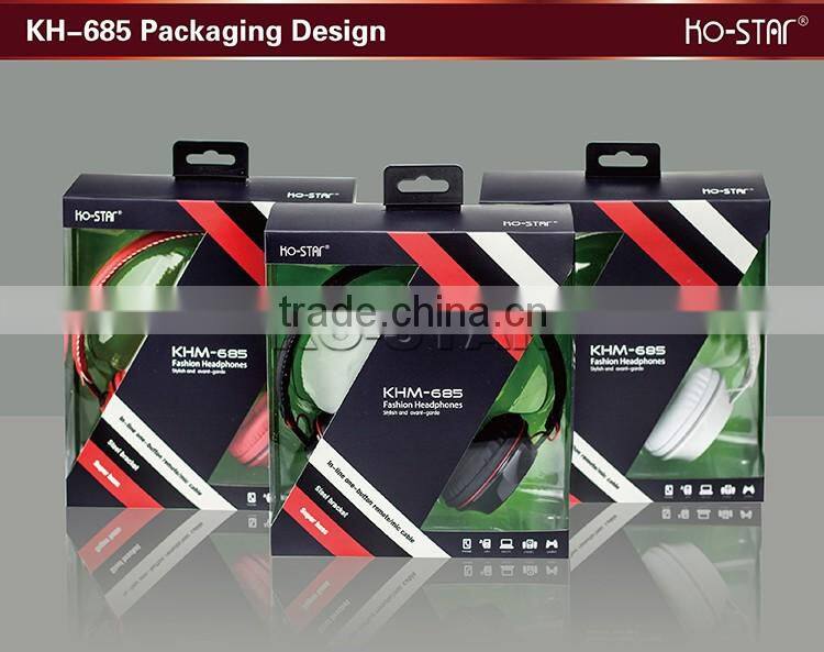 Hot selling steel headband Hi-Fi Strereo headphones for gift