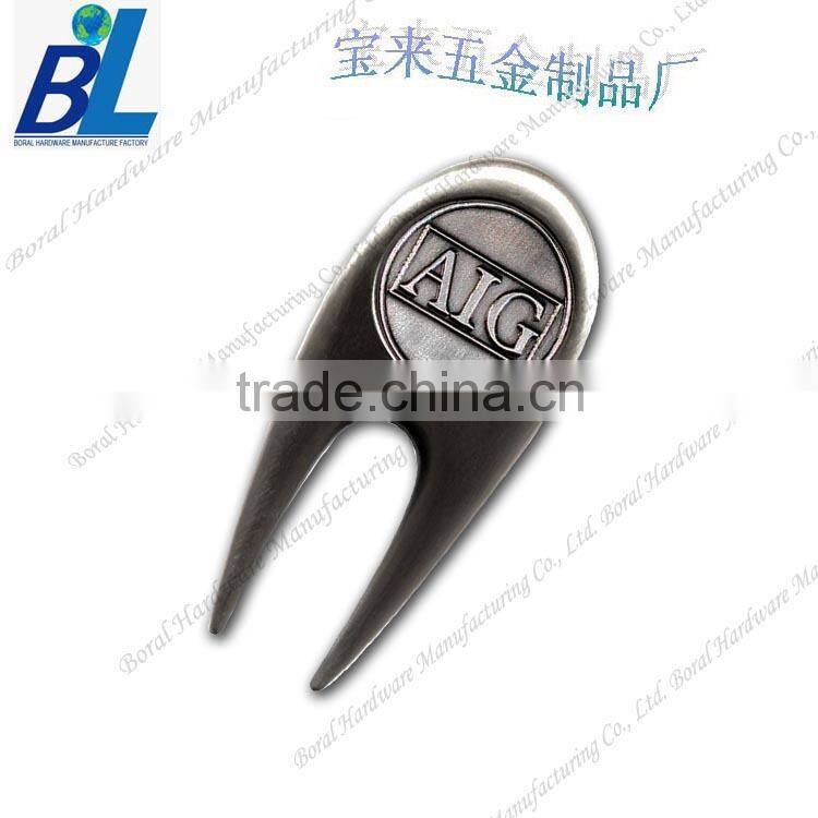 Antique brass zinc alloy golf divot tool