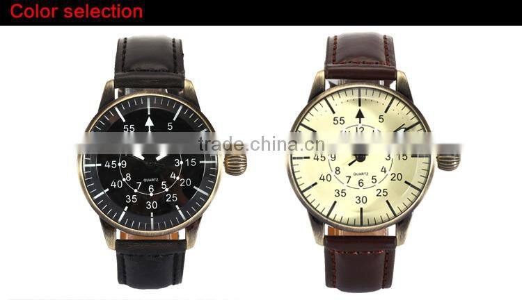 2015 watches men luxury, vintage bulge case watch, factory price travel watches