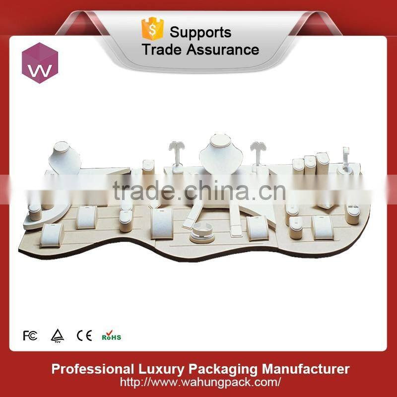 Jewelry Trade Show Display Cases With Bracelet Tray Earring Tree For Window