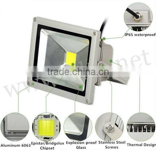 2015 30W COB LED Flood Light Outdoor with Mean Well driver 5 years warranty
