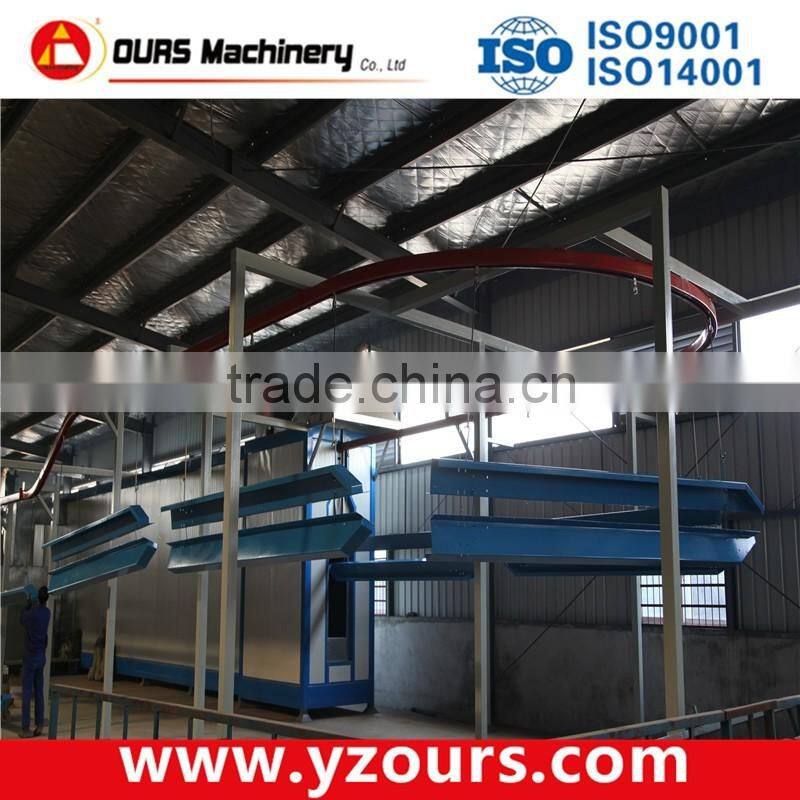 Powder Coating Booth Type and Aluminum Substrate New Design Powder Coating Line