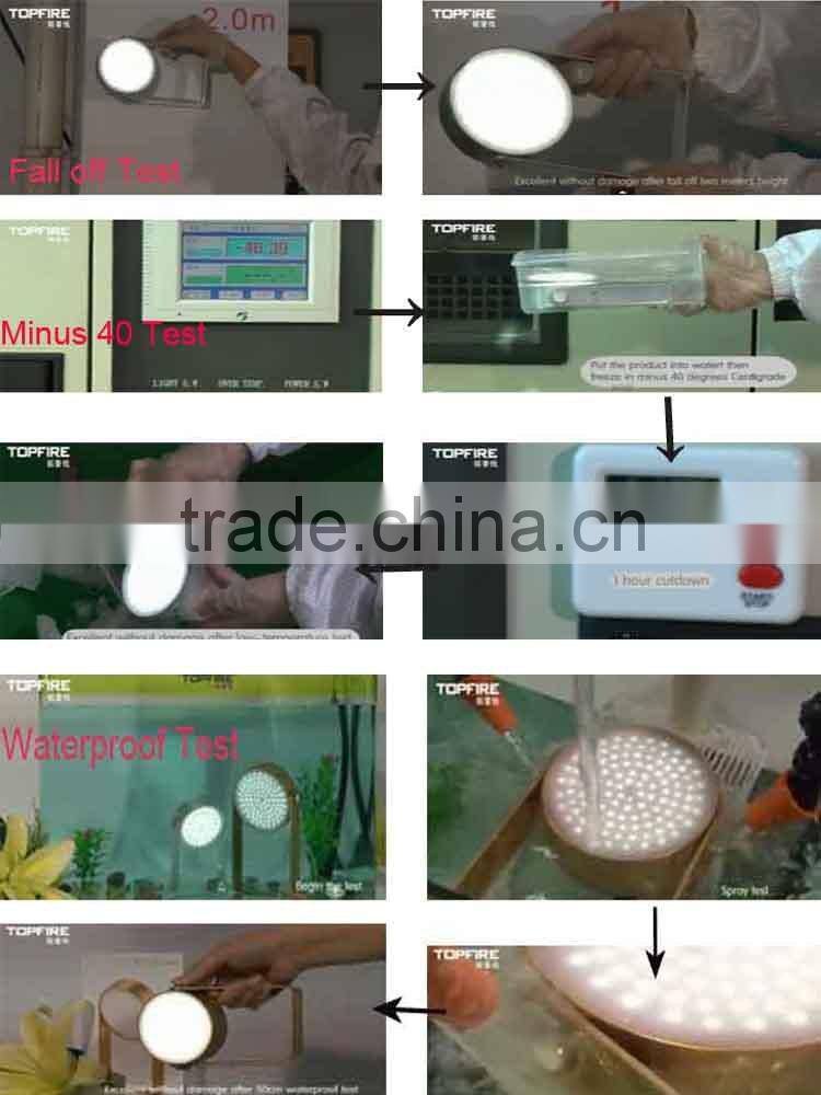 Unique design waterproof IP68 USB recharge torch led