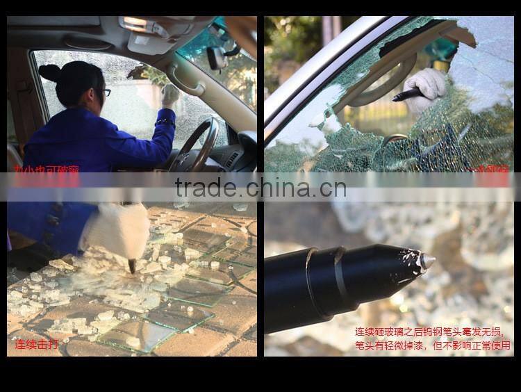 high quality tactical pen self defense for busimess men , novelty tungsten steel tip pen