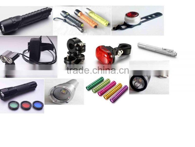 China rechargeable bicycle & bike tail light & flashlight manufacturers