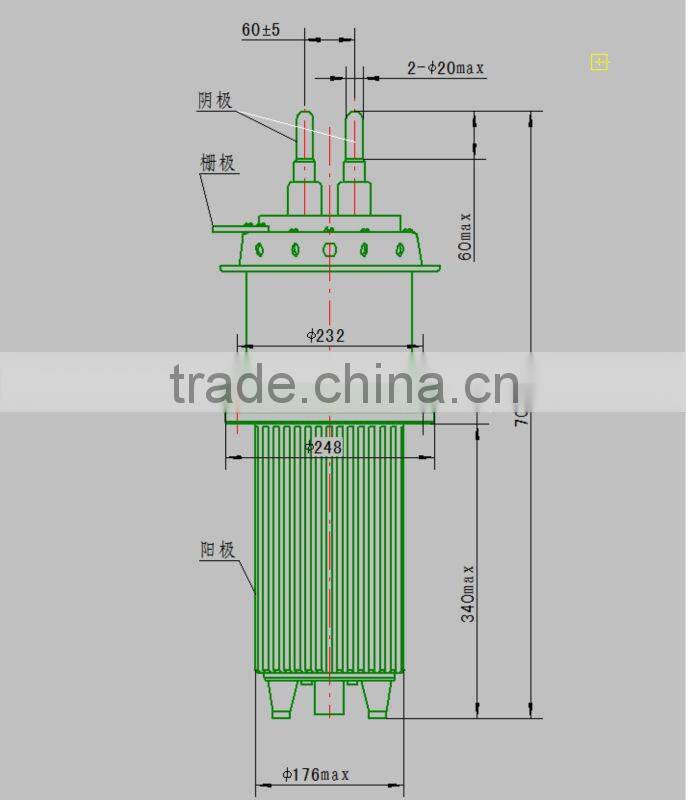 200KW Electron tube FD-934S High power tubes Electron tube