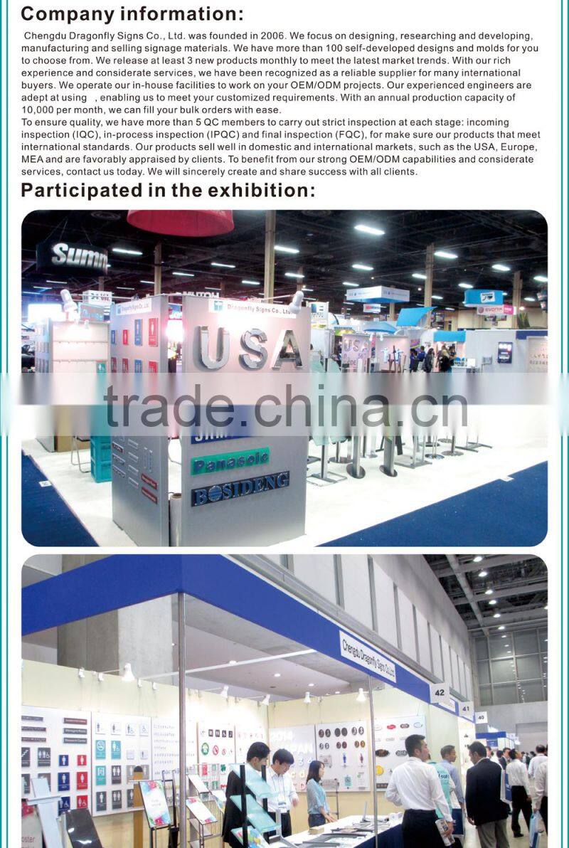 adjustable height poster stand