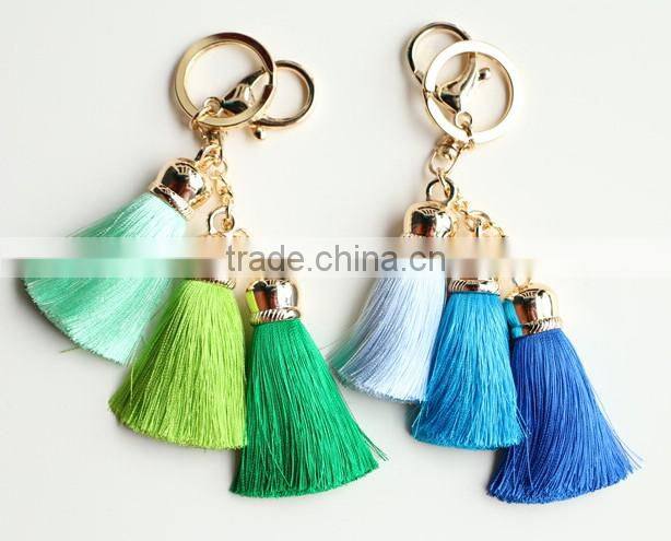 Gradiente Tassel Keychain Key Fob with Lobster Clip Bag Accessories