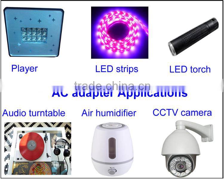 9v1.5a USB charger US plug LED power supply