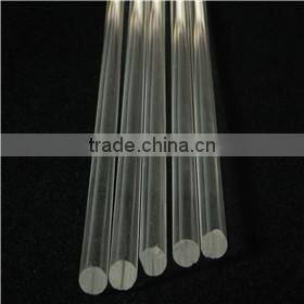High purity fibre quartz glass rods