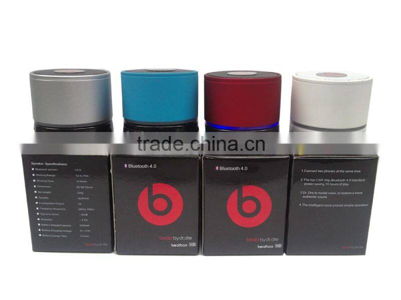 Best quality wireless bluetooth speaker,4.0 hot sell mini bluetooth speaker