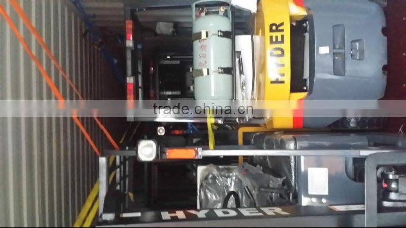 Low price gasoline/lpg forklift 3.5t trucks for sale with Nissan k21