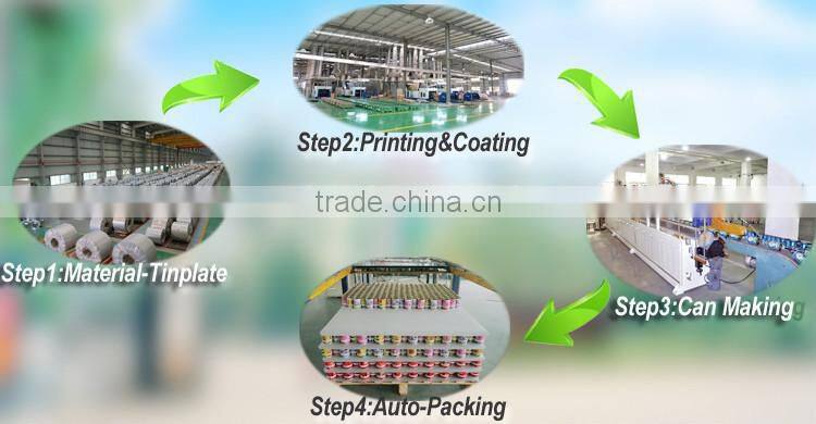 962# Enlarged neck round tin can