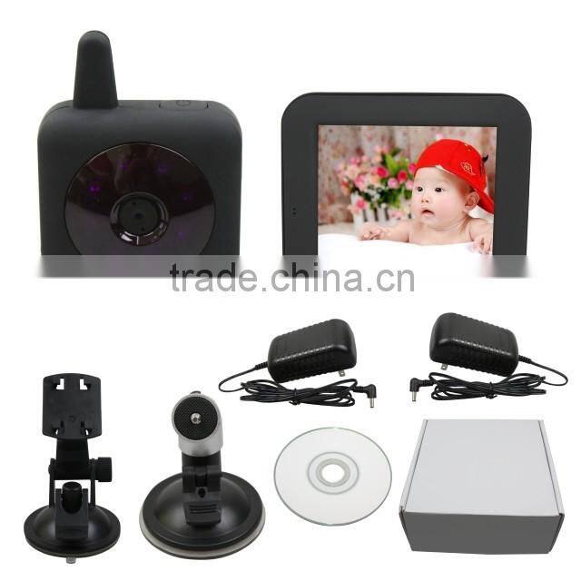 3.5 inch 2.4ghz wireless baby monitor Security Digital Night Vision Wireless Video Baby Monitor Camera,JVE2009