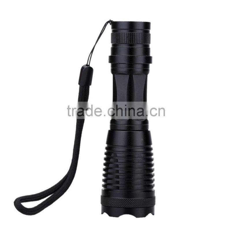 super waterproof Zoomable Adjustable Focues LED Flashlight Mini Handy Portable Outdoor CRE E T6 5 Modes Torch Light Lamp TL-8061