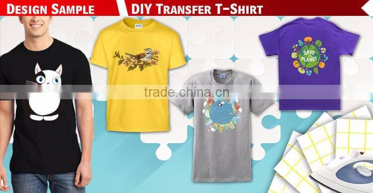 A3 Size Offer Color Plastisol T-Shirt Transfer Paper For Laser