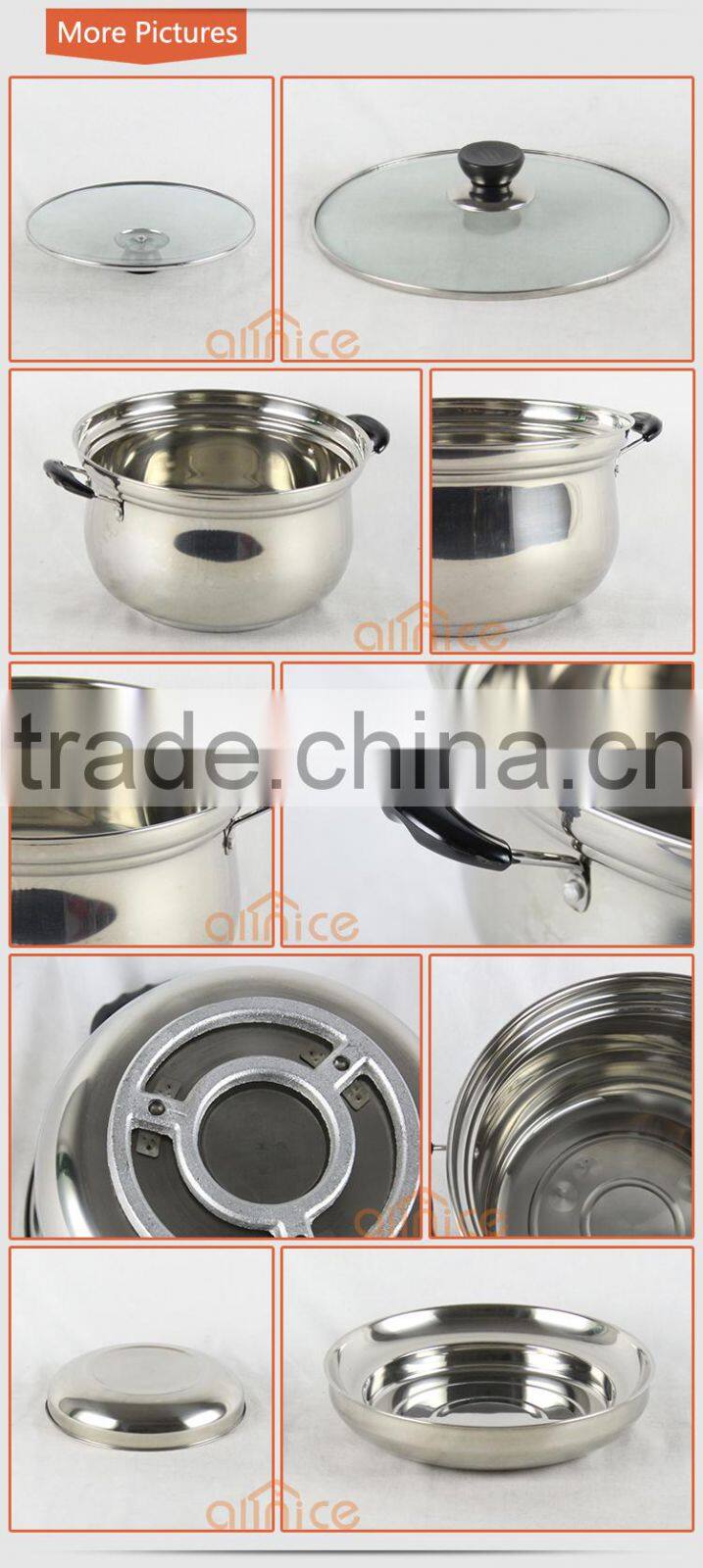 Allnice- No fire re-cooking pot cookware stainless steel thermo cooker
