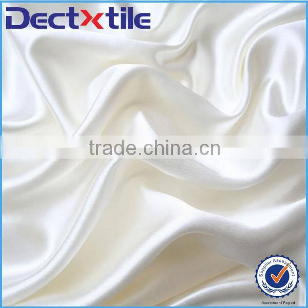 100% polyester stretch satin hotel bed sheet home textile fabric for bed sheet