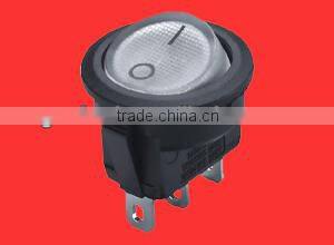 White led round on off rocker switch
