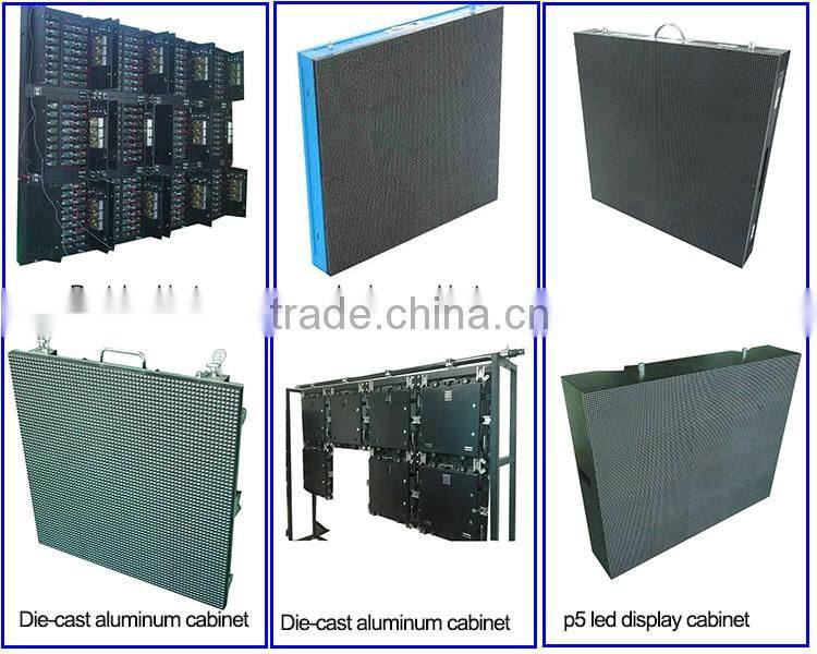 Best quality outdoor full color advertising led wall for P6 LED Display module