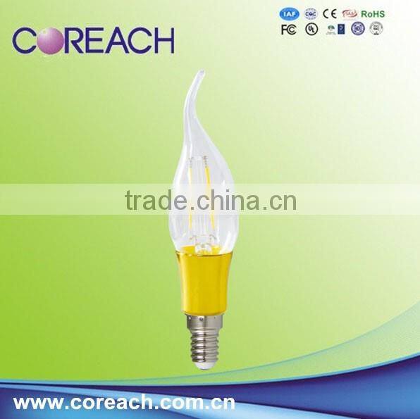 Top quality 120 Degree beam angle 230LM LED Candle Light 3w Coreach