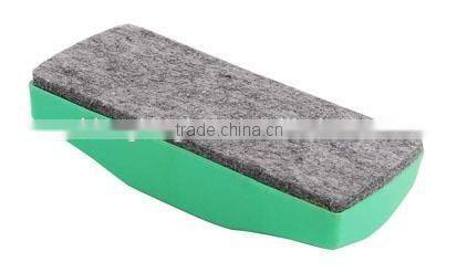 School and office supplier plastic border and felt white board whiteboard eraser with magnetic BW-021