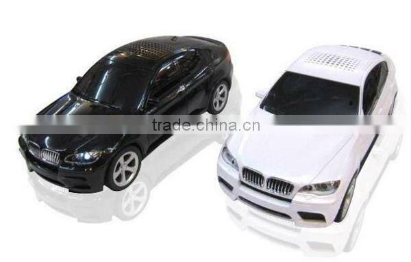 Hot sale BMW X6 model Bluetooth wireless handsfree TF card mini car speakers Audio