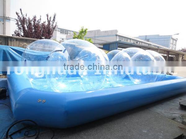 Inflatable water pools