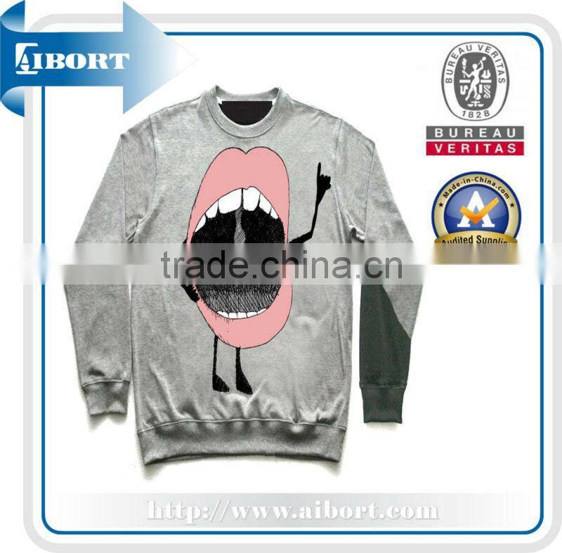 100 cotton children sweatshirt pullover crew collar sweatshirt