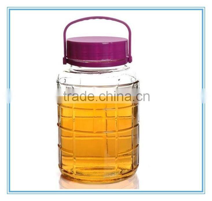 2016 Fulaishan Hot sale 3L Clear big storage jars with lid