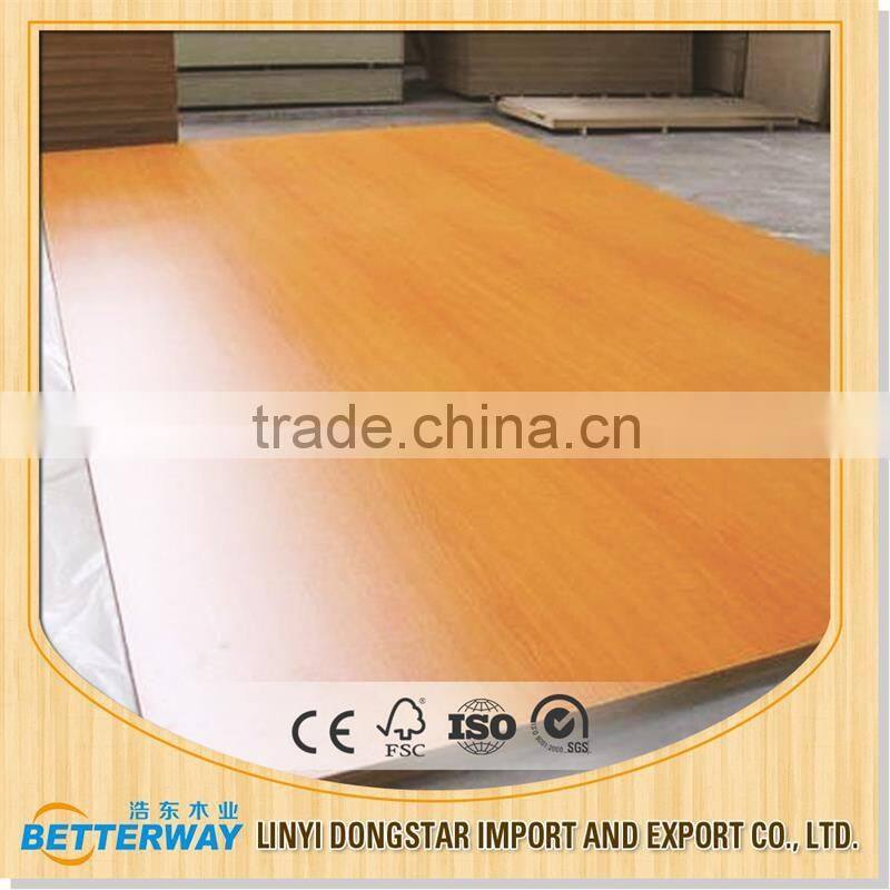 ISO certification hot sale waterproof furniture grade melamine particle board