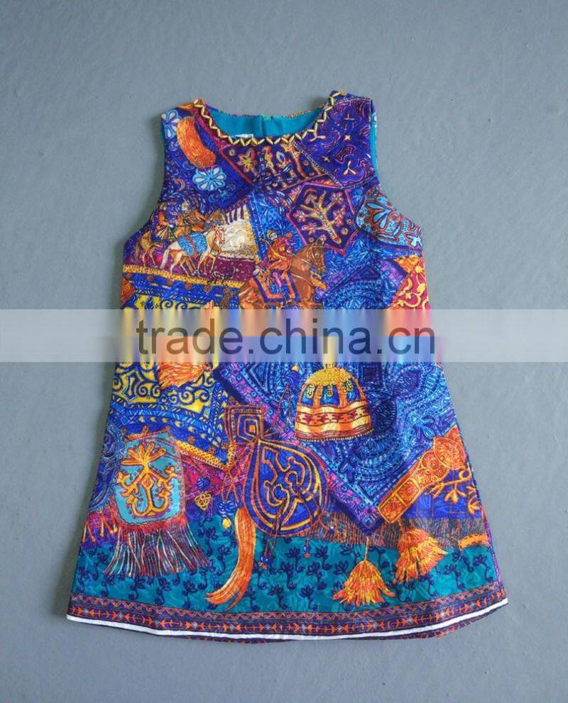 High end china factory direct wholesale baby girl party dress