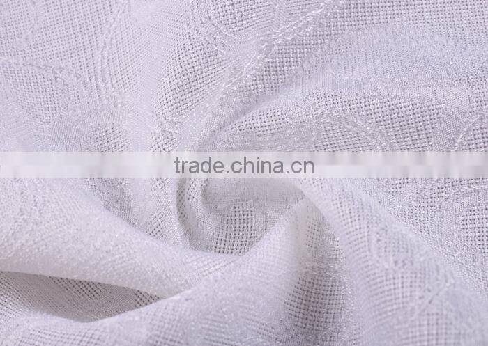 products china 100% big jacquard polyester fabric with mori girl garment