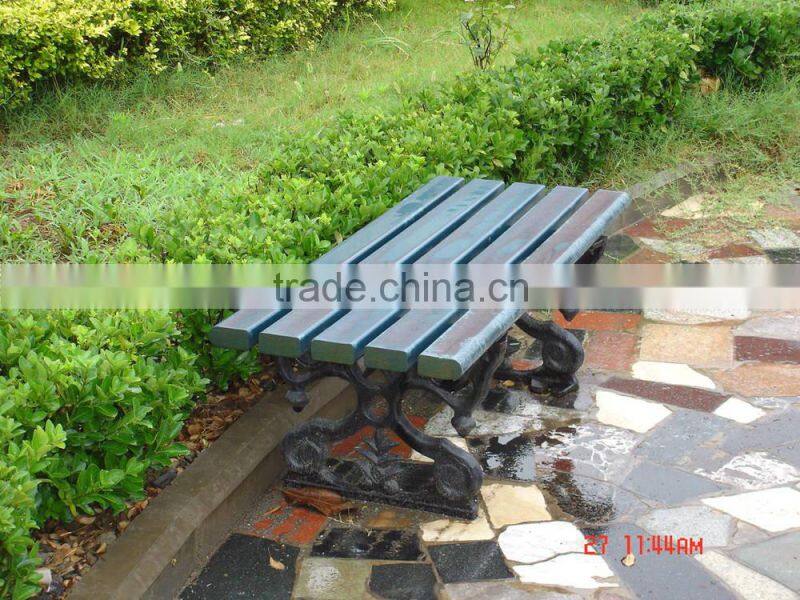 Garden Bench Cast iron Garden Chairs Outdoor Wooden Furnitur