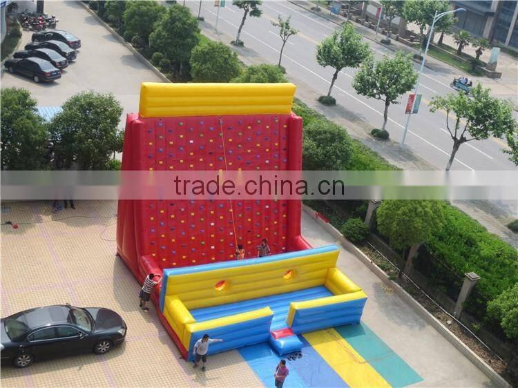 Inflatable Kids Rock Climbing Wall, Adventure Climbing Games, cheap inflatable climbing wall