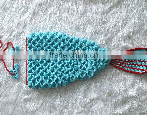 wholesale fashion costume crochet mermaid tail newborn photo props