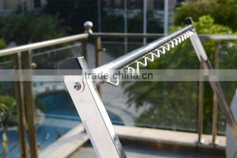 X shape stock folded steel garment rack laundry cloth hanger