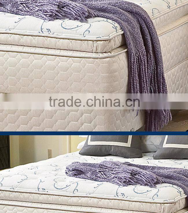 high class comfortable pillow top king size mattress hotel