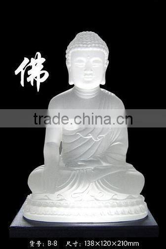 Wholesale Crystal Transparent Buddha Statues
