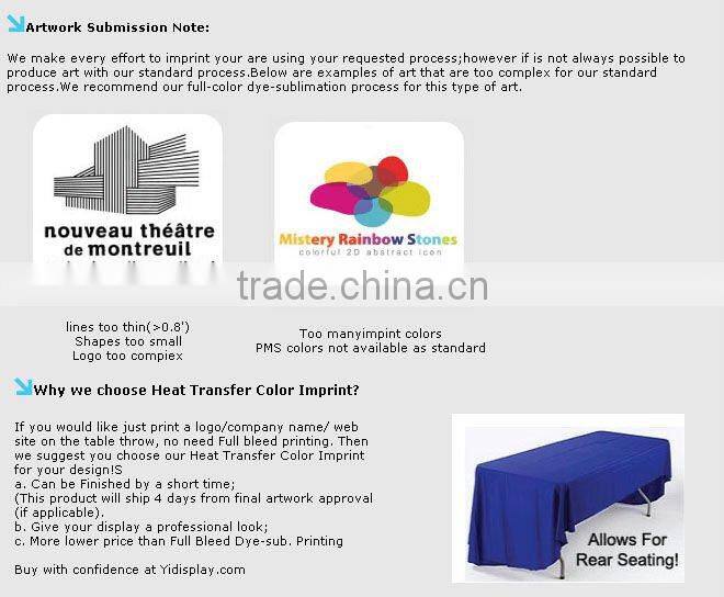 Imprinting Fabric Pop Up Tent Banner Fabric 440 Table Throw Fabric