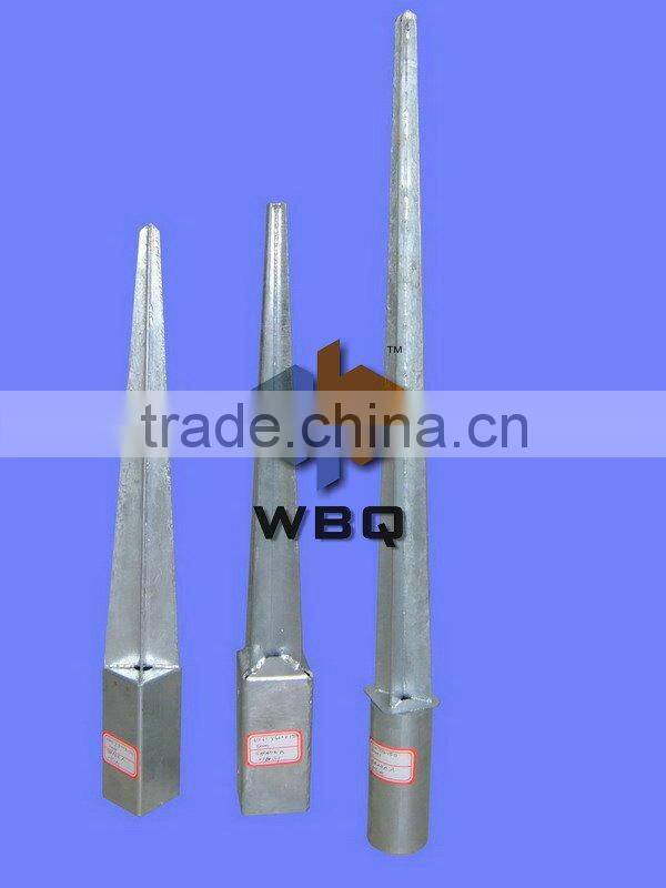 hot dipped galvanized ground pole anchor